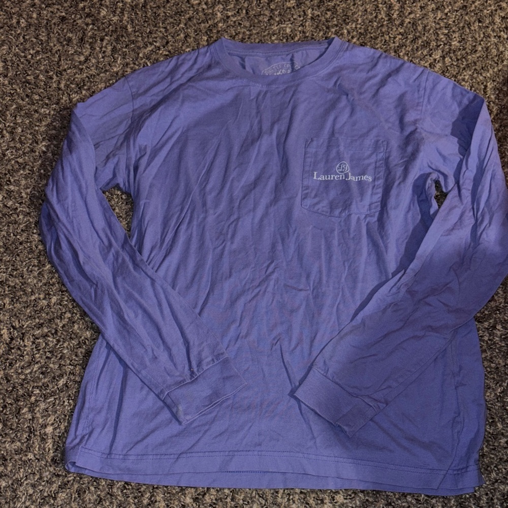 Lauren James Women's Purple Long Sleeve Tee